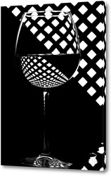   Картина Чёрно-белый этюд со стеклом