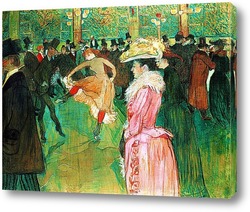   Картина Танец в Мулен Руж