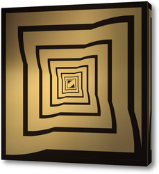   Картина Искривление пространства. Лестница.