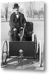   Картина  Генри Форд в своём автомобиле,1896г.