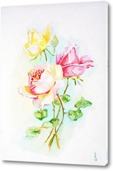   Картина Три розы