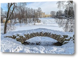   Картина Зима в Павловске.