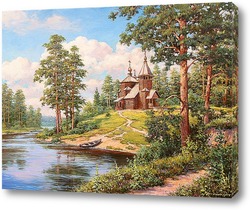   Картина Церквушка