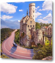   Картина замок Лихтенштейн
