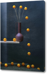   Картина Натюрморт с падающими шариками