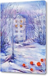   Картина Мандарины на снегу