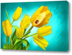   Картина Желтые тюльпаны 