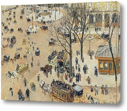   Картина Площадь около французского театра