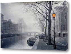   Картина Вечерний Амстердам
