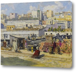  Картина Марокканская уличная сцена