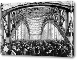   Картина Открытие моста Петра Великого 1911