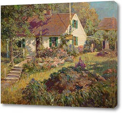   Картина Коттеджный сад