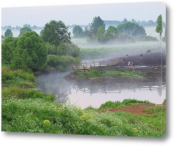   Картина Утро в деревне