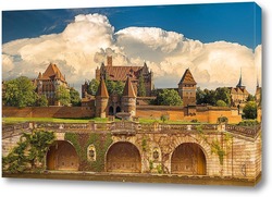   Картина Панорамный вид на замок