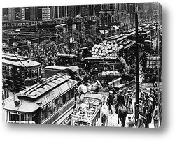   Пробка в Чикаго,1909г.