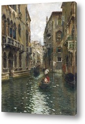  Гранд-канал с моста Риальто, Венеция