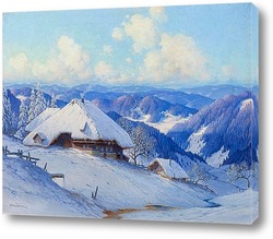  Зимний пейзаж в Шварцвальде