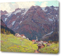   Горы в швейцарских Альпах
