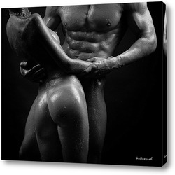   Картина Мужчина и женщина с красивыми телами