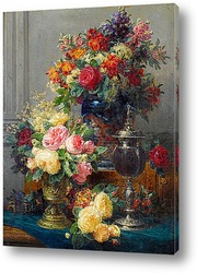   Картина Весенние цветы в вазе