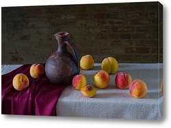   Картина С персиками