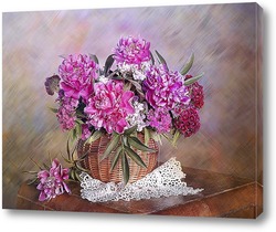   Картина Шикарные розовые пионы