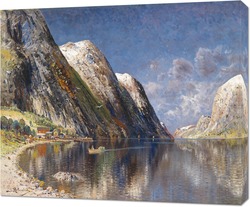  Картина Озеро в горах