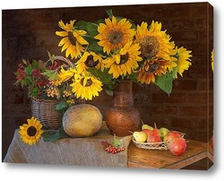   Картина Подсолнух-цветок солнца