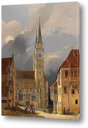  Картина Площадь перед Санкт Себальд