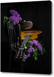   Картина Сиринь с гитарой.
