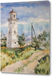   Картина Передний маяк косы Чушка. 