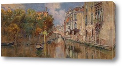   Картина Вид на канал в Венеции