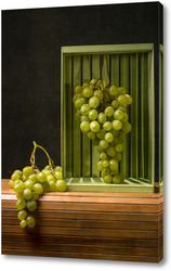  Натюрморт с виноградом и вином