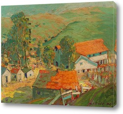  Поле, закат, 1928