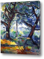   Картина Большие деревья, 1904