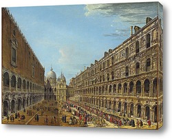    Шествие во дворе Дворца дожей, Венеция