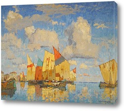   Картина Лодки в гавани