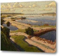   Картина Река Волга