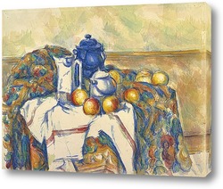   Картина Натюрморт с голубым чайником 