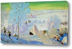   Картина Лыжники