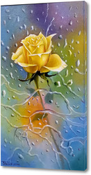  Картина Желтая роза