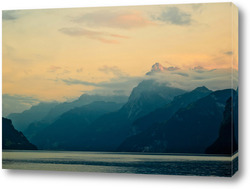   Картина Закат в Альпах