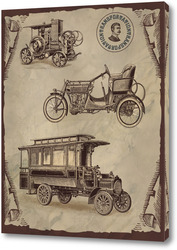   Картина Винтажный транспорт