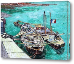   Картина Закрепленные корабли. 1888