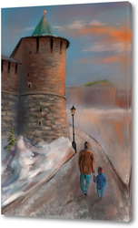   Картина Коромыслова башня.