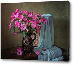  Натюрморт с розовыми пионами