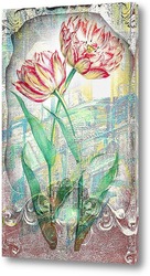   Картина Распустившиеся тюльпаны