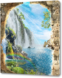   Картина Водопады и леса 28289