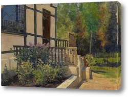   Картина Крыльцо дома художника