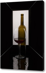  Натюрморт с красной смородиной и красным вином